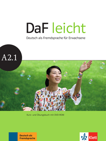 DaF leicht A2 Kursbuch und Arbeitsbuch A2.1 + DVD-Rom