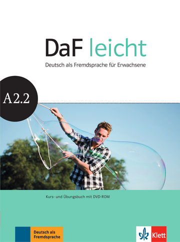 DaF leicht A2 Kursbuch und Arbeitsbuch A2.2 + DVD-Rom
