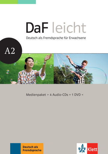 DaF leicht A2 Mediapaket A2 (4 Audio-CDs + DVD)