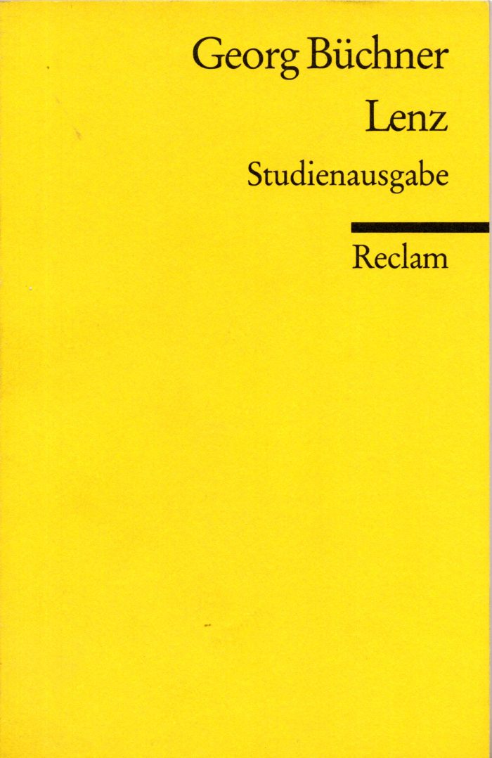 Lenz Studienausgabe Lenz Studienausgabe