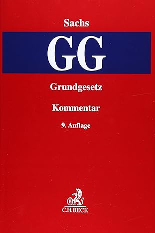 Grundgesetz Kommentar 9.Auflage