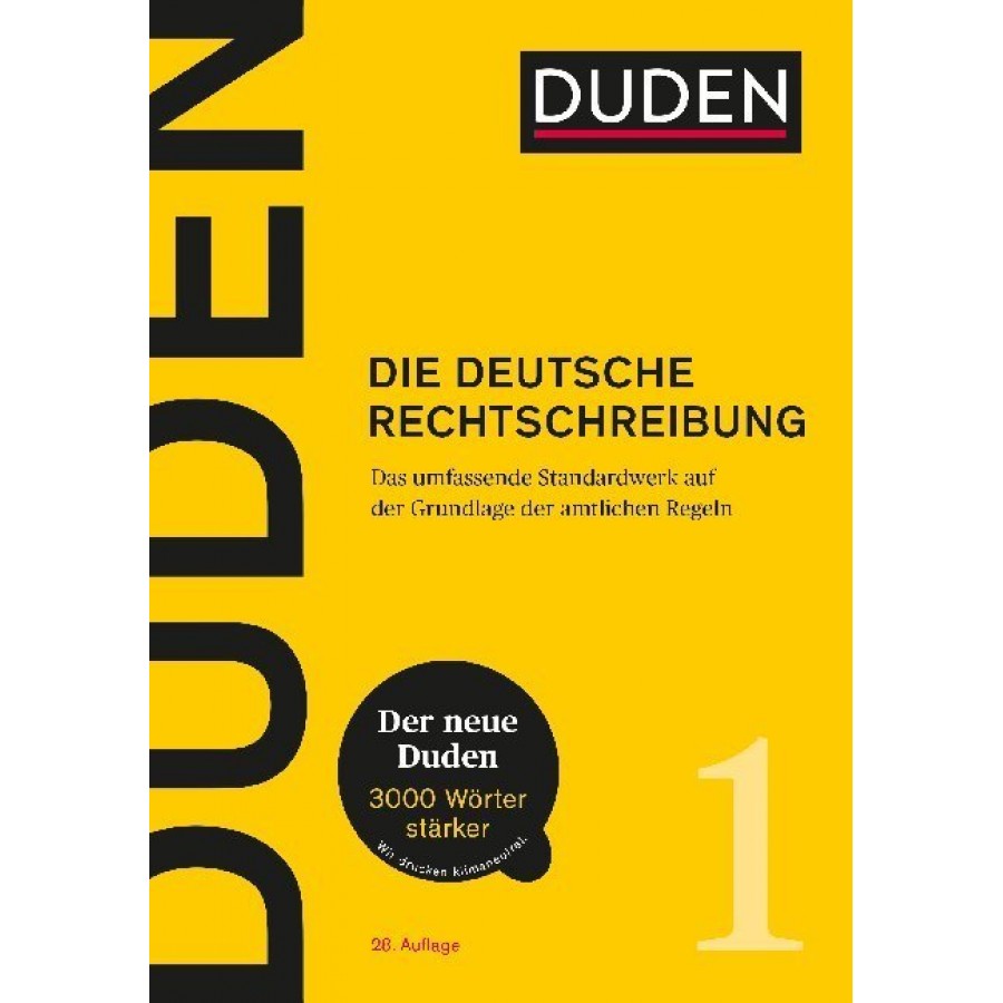 DUDEN 1 DIE DEUTSCHE RECHTSCHREIBUNG