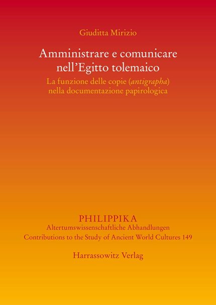 Amministrare e Comunicare Nell'egitto Tolemaico