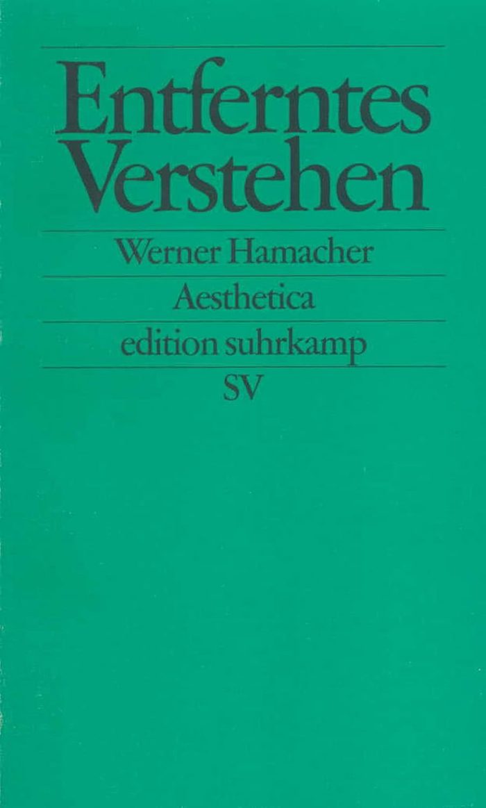 Entferntes Verstehen Entferntes Verstehen