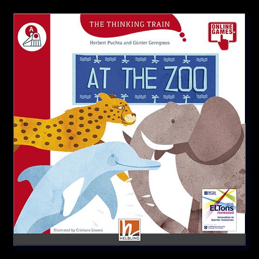 At the zoo - Reader + Access Code (The Thinking Train A)