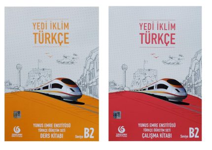 Yedi Iklim Turkce B2 set Ders Kitabi + Calisma Kitabi + QR Audio Files