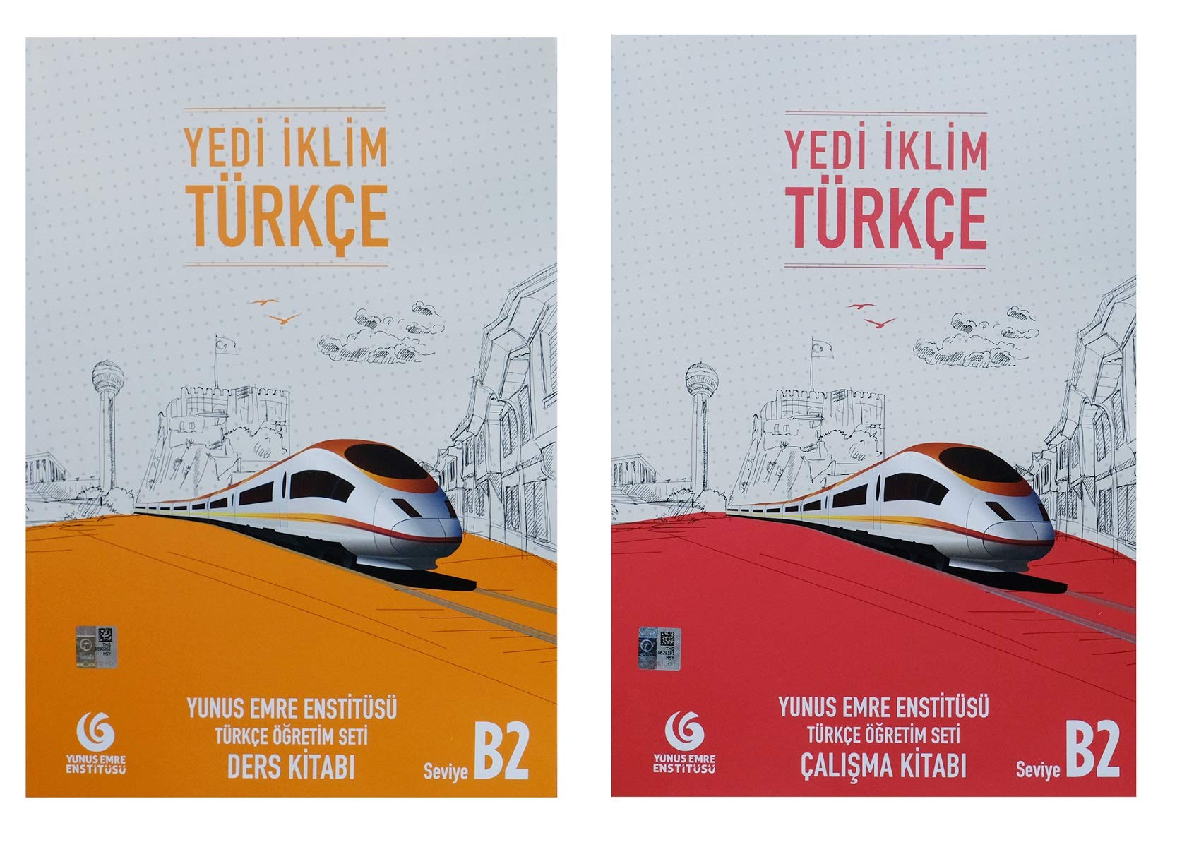 Yedi Iklim Turkce B2 set Ders Kitabi + Calisma Kitabi + QR Audio Files