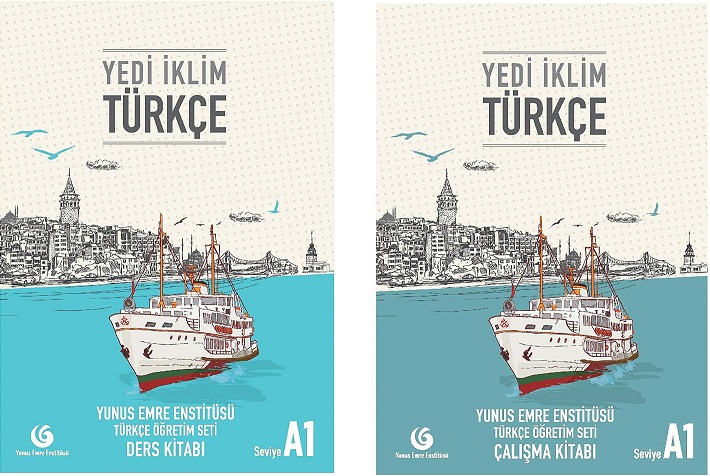 Yedi Iklim Turkce A1 set Ders Kitabi + Calisma Kitabi + QR Audio Files
