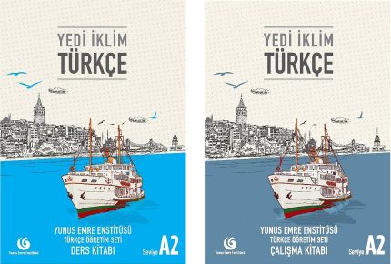 Yedi Iklim Turkce A2 set Ders Kitabi + Calisma Kitabi + QR Audio Files