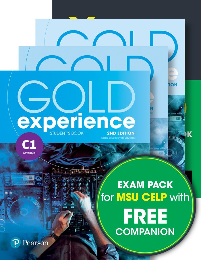 Exam Pack MSU CELP Gold Experience C1 Student's Book With APP + Workbook + Companion + York Practice Test For MSU CELP Exam Pack MSU CELP Gold Experience C1 Student's Book With APP + Workbook + Companion + York Practice Test For MSU CELP
