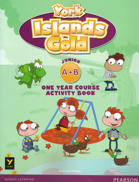 York Islands Gold Junior A+B  One Year Course Activity Book + Stickers