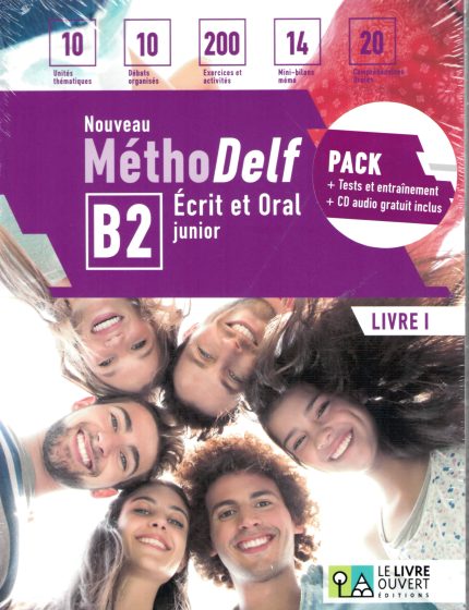 Nouveau Methodelf B2 Junior Pack Ecrit et Oral + Tests + CD Audio gratuit inclus