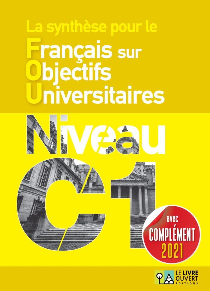 La synthese pour le FOU Niveau C1 Pack 2021 Livre de l'eleve La synthese pour le FOU Niveau C1 Pack 2021 Livre de l'eleve
