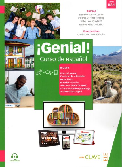 Genial! B2.1 Curso de espanol Libro del Alumno + Cuaderno de actividades + Audio descargable