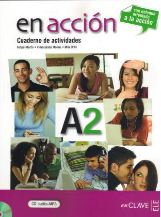 En Accion A2  cuaderno de actividades + CD aucio