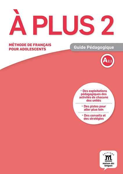 A plus 2 Guide pedagogique