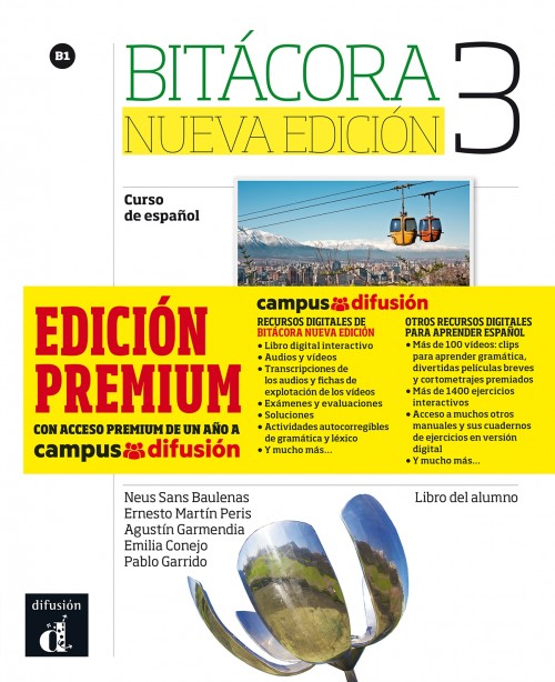Bitacora 3 Nueva edicion Libro del alumno + descargable mp3 Edicion premium