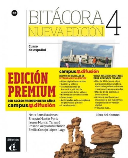 Bitacora 4 Nueva edicion Libro del alumno + mp3 descargable Edicion premium