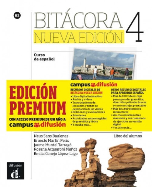 Bitacora 4 Nueva edicion Libro del alumno + mp3 descargable Edicion premium