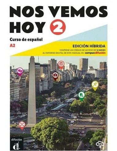 Nos Vemos Hoy 2 Libro del alumno - Edicion Hibrida