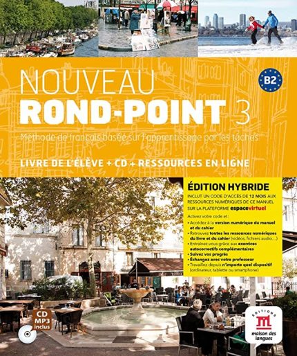 Nouveau Rond-Point 3 Livre de l'eleve + CD (Edition Hybride)