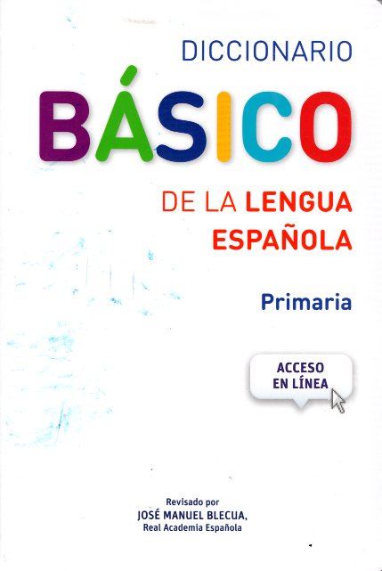 Diccionario Basico de la lengua Espanola Primaria acceso en linea