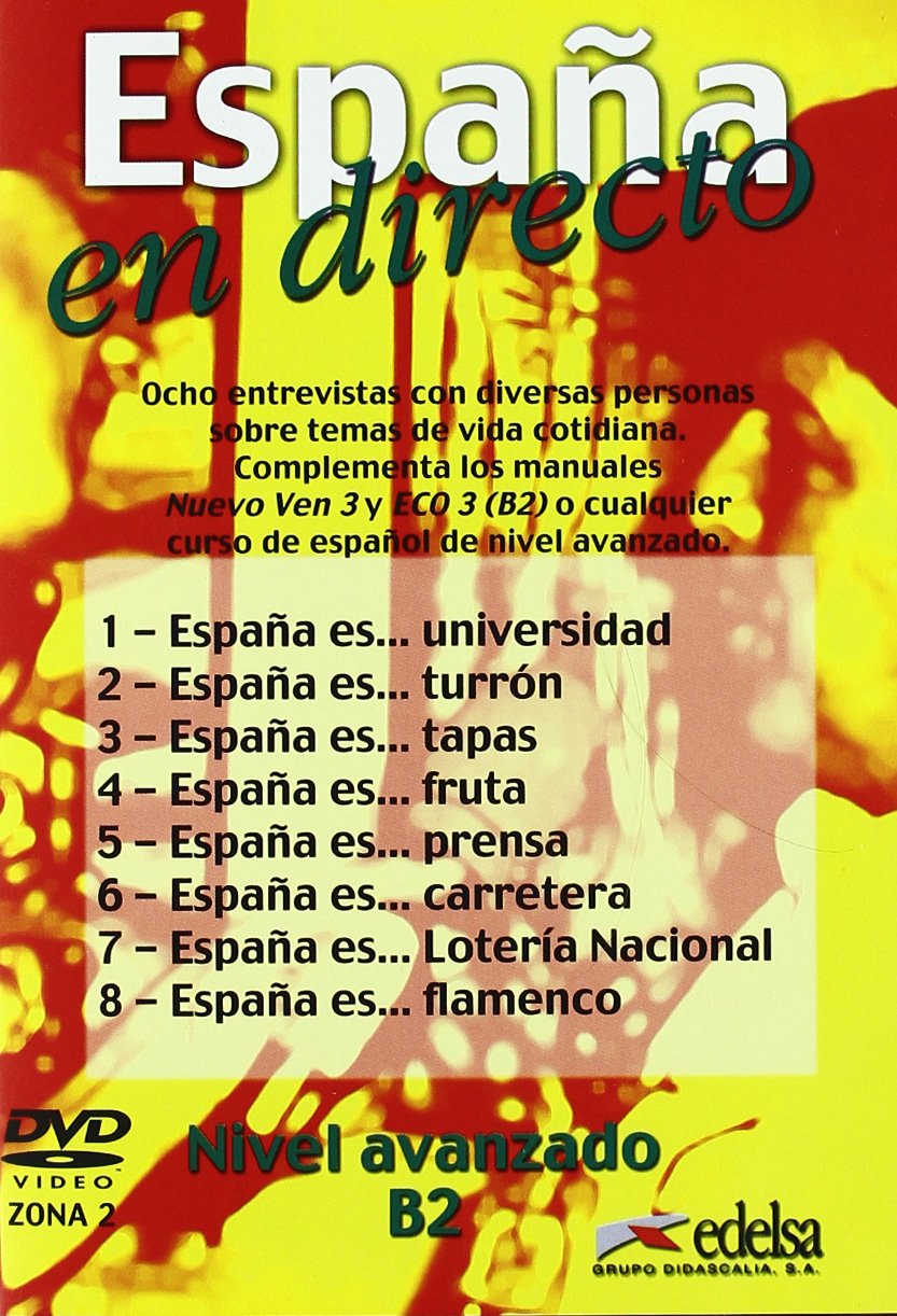 Espana en directo Nivel Avanzado DVD Video Zona 2