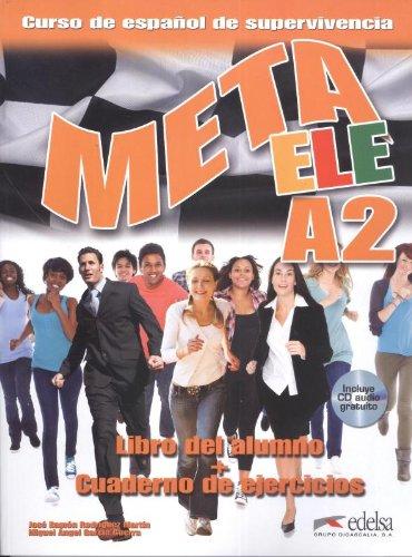 Meta ELE A2 Libro del Alumno + Cuaderno de Ejercicios incluye Audio CD