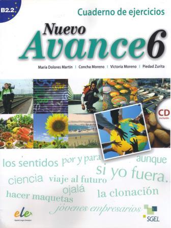 Nuevo Avance 6 Cuaderno de Ejercicios B2.2 incluido CD