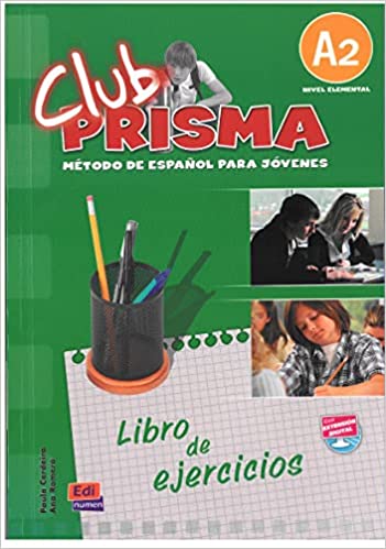 Club PRISMA A2 ELEMENTAL Libro de Ejercicios Para el Alumno + Solutiones + Claves Acceso Web