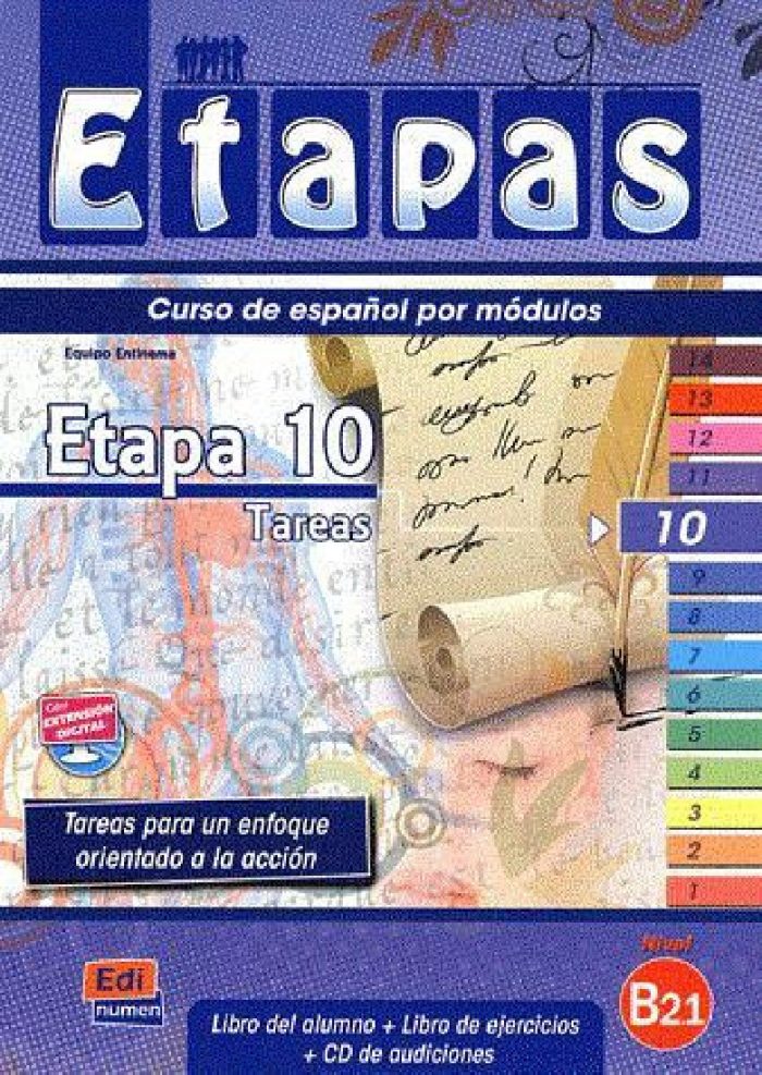 Etapas 10 Tareas Libro del Alumno + Libro de Ejercicios + CD de Audiciones Etapas 10 Tareas Libro del Alumno + Libro de Ejercicios + CD de Audiciones