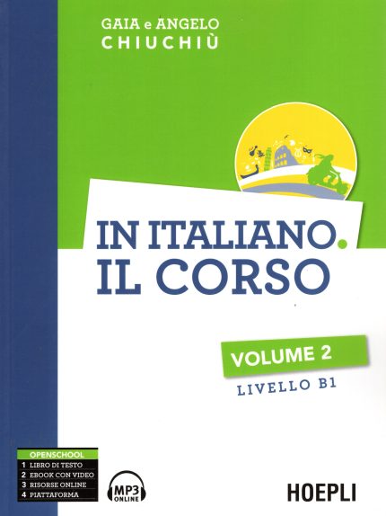 In Italiano il Corso Volume 2 Livelli  B1 + mp3 Online