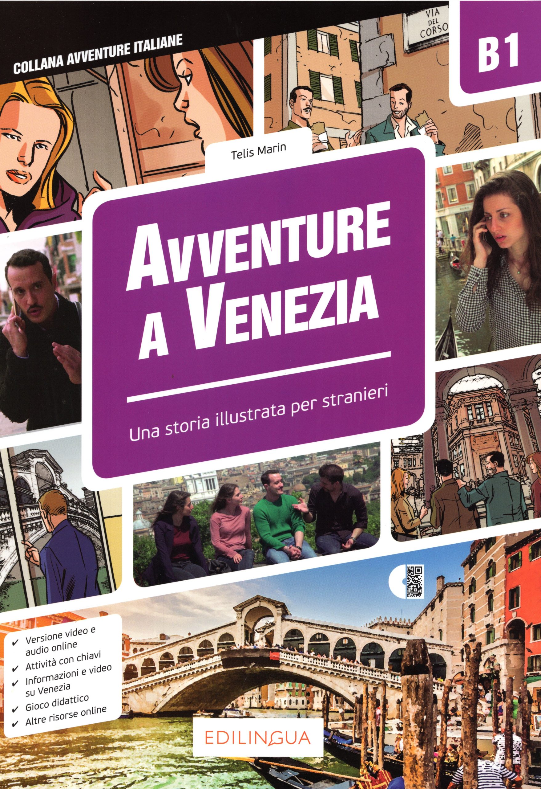 Avventure a Venezia. Una Storia Illustrata per Stanieri