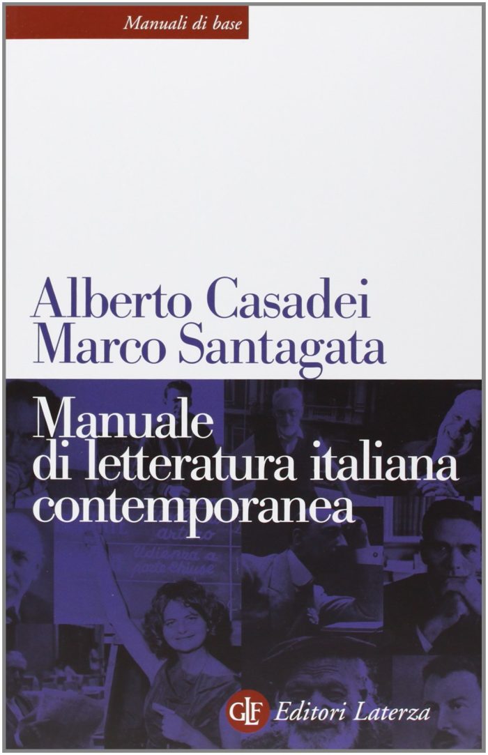 Manuale di letteratura italiana contemporanea Manuale di letteratura italiana contemporanea
