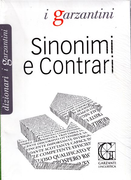 Dizionari Sinonimi e Contrari i garzantini