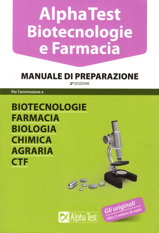 ALPHA TEST Biotecnologia e Farmacia Manuale di preparazione
