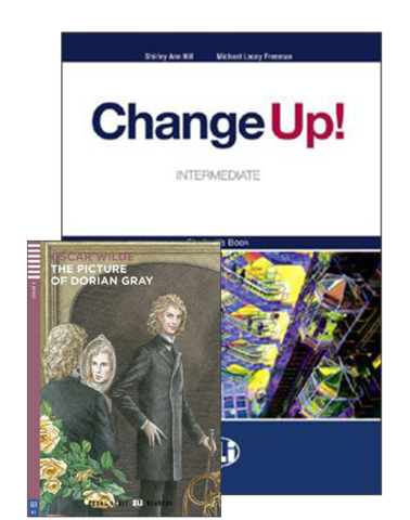 CHANGE UP Intermediate Student's Book + Pre-intermediate Workbook+ Reader