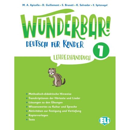 Wunderbar! 1 Deutsch fur Kinder Lehrerhandbuch + 2 Audio CDs