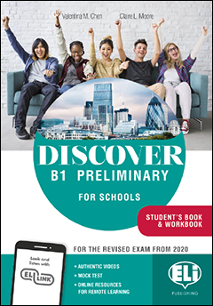 Discover B1 Preliminary for Schools Student’s Book + Workbook + Digital Book + downloadable audio files + ELi Link App
