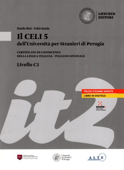 Il CELI 5 dell' Universita per stranieri di Perugia + libro in digitale