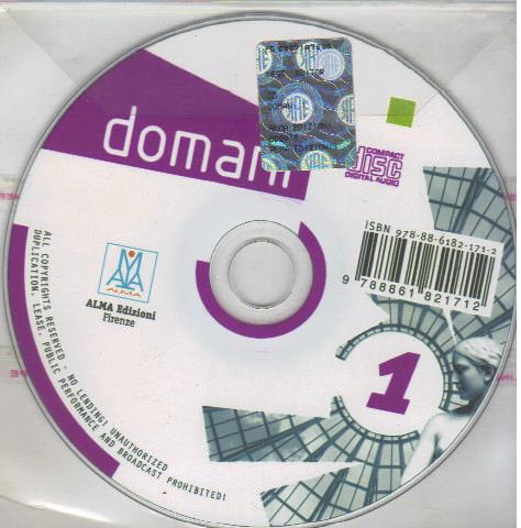 DOMANI 1 CD