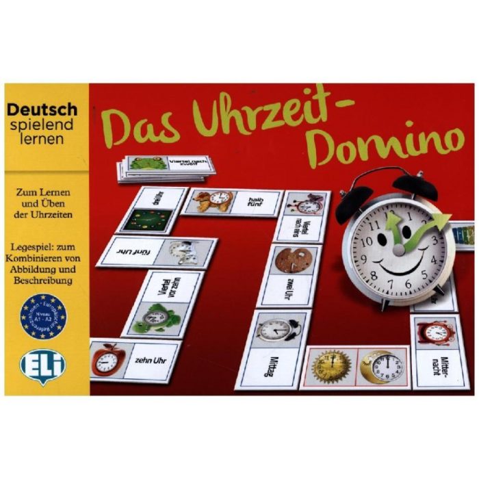 Das Uhrzeit-Domino Das Uhrzeit-Domino