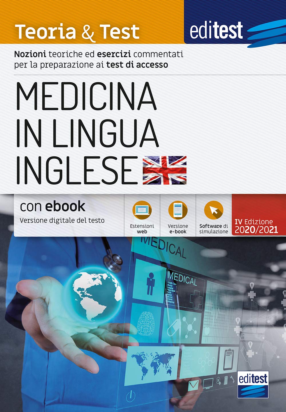 Medicina in Inglese Teoria e Test con ebook