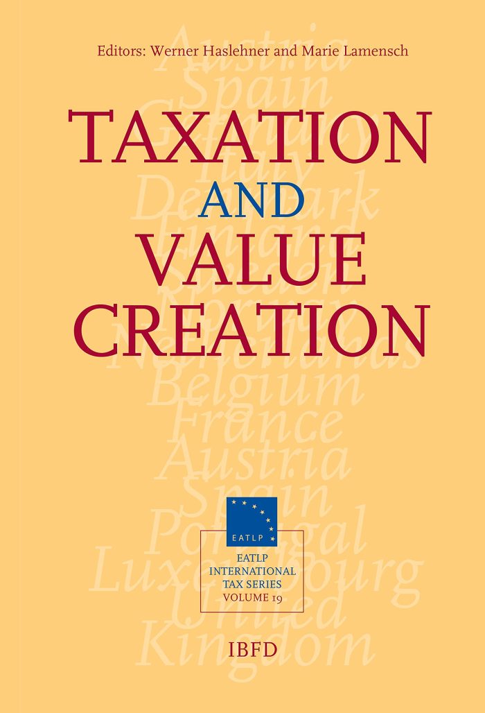 Taxation and Value Creation Taxation and Value Creation