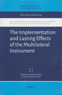 The Implementation and Lasting Effects of the Multilateral Instrument