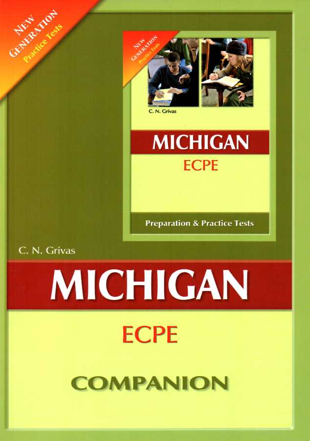 New Generation Michigan ECPE Practice Tests Companion