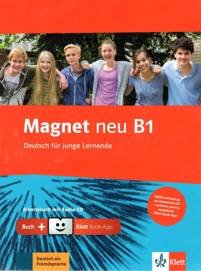 Magnet B1 Neu Arbeitsbuch + mit Audio CD + KLETT BOOK APP