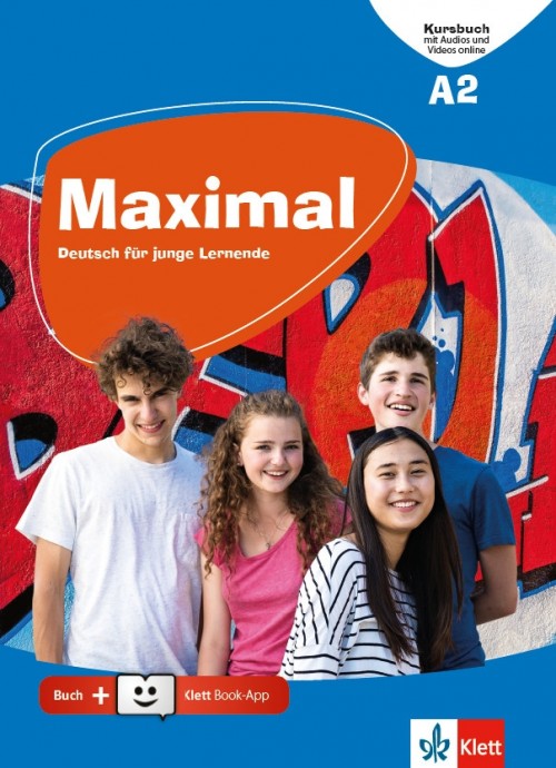 Maximal A2 Kursbuch mit Audios und Videos online + Klett Book-App-Code