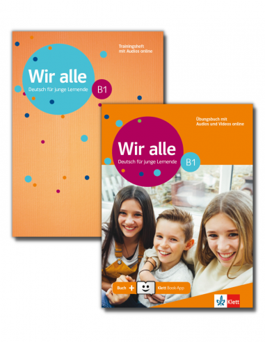 Wir alle B1 Ubungsbuch mit Audios Online + KLETT BOOK APP. + Trainingsheft