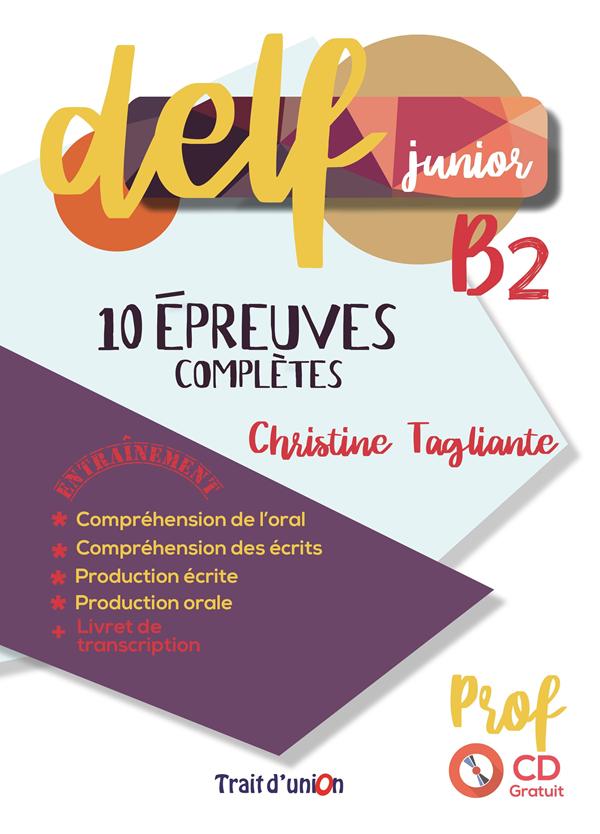Delf Junior Β2 10 Epreuves Completes Livre du Professeur + CD